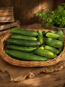 Ogórki bio 1 kg szklarniowe