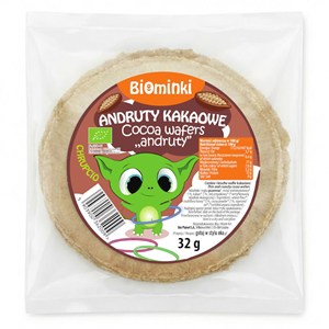 ANDRUTY KAKAOWE BIO 32 g (8 szt.) - BIOMINKI