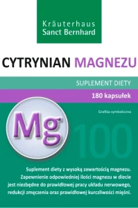 Cytrynian magnezu 180 kaps.