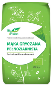 Mąka gryczana pełnoziarnista Eko 500g - Bio Planet