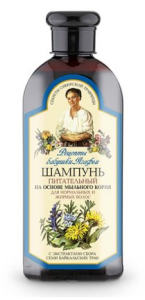 Szampon odżywczy na bazie korzenia z mydlnicy lekarskiej - do normalnych i przetłuszczających się włosów 350 ml