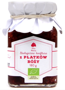 Ekologiczna konfitura z płatków róży 180 g